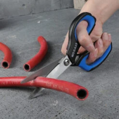 Kobalt 4.7-in Stainless Steel Molded Handle Scissors Kit Of 2