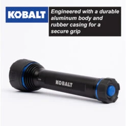 Kobalt 8 Kobalt Virtually Indestructible Waterproof - 1500 Lumens LED Flashlight (Batteries Included)