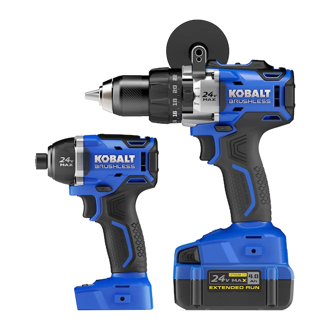 Kobalt MAX 24 V 2-Tool Brushless Power Tool Combo Kit With Soft Case (1-Battery Included And Charger Included) 3 Kobalt MAX 24 V 2-Tool Brushless Power Tool Combo Kit With Soft Case (1-Battery Included And Charger Included)