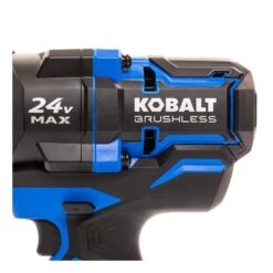 Kobalt 24-Volt Xtr 24-volt Max Variable Speed Brushless 1/2-in Drive Cordless Impact Wrench With Battery -Kobalt 32165009b L