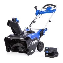 Kobalt 80V-22-in Single Stage Electric Cordless Snow Blower - 1 Battery Included -Kobalt 41537707 L