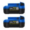 Kobalt 24 V 4.0-Amp Hours Li-ion Battery - 2-Pack - Charger Sold Separately 2 Kobalt 24 V 4.0-Amp Hours Li-ion Battery - 2-Pack - Charger Sold Separately -Kobalt 45595014 L