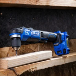 Kobalt Brushless Cordless Right Angle Cordless Drill - 24 V Max - 3/8-in - Bare Tool Without Battery -Kobalt 45595016d L