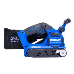 Kobalt 24-V Cordless Belt Sander - Brushless Motor - Black And Blue - Bare Tool Without Battery -Kobalt 45595019 L