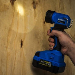 Kobalt 24 V Max Work Lamp - 200 Lumens - Black And Blue - Battery Not Included -Kobalt 45595023c L