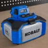 Kobalt 24 V Max Bluetooth Speaker - USB And Auxiliary Ports - Grey And Blue - Bare Tool Without Battery -Kobalt 45595032c L
