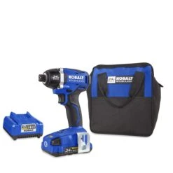 Kobalt 24-V Max Cordless Impact Driver Set - Brushless Motor - Charger, Battery And Accessories Included -Kobalt 45595033 L