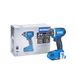 Kobalt 24-V Max Cordless Impact Driver Set - Brushless Motor - Charger, Battery And Accessories Included -Kobalt 45595033c L