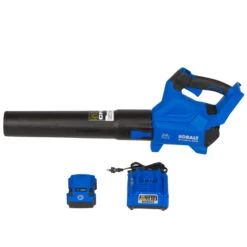 Kobalt 24V Lithium Ion 500 CFM Brushless Cordless Electric Leaf Blower - Battery And Charger Included -Kobalt 45595036 L