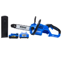 Kobalt 24V 12-in Lithium Ion Cordless Chainsaw Kit - 1 Battery Included -Kobalt 45595039b L