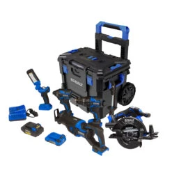 Kobalt 24 V XTR 5-Tool Combo Kit With Hard Storage Case With Battery And Charger -Kobalt 45595045b L