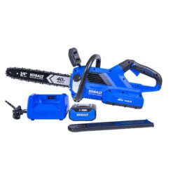 Kobalt 40 V Max Electric Cordless Chainsaw With Battery And Charger -Kobalt 45595070 L