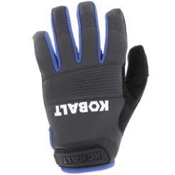 Kobalt Mechanic Gloves - Synthetic Leather - Unisex - Medium- Black -Kobalt 56145146b L